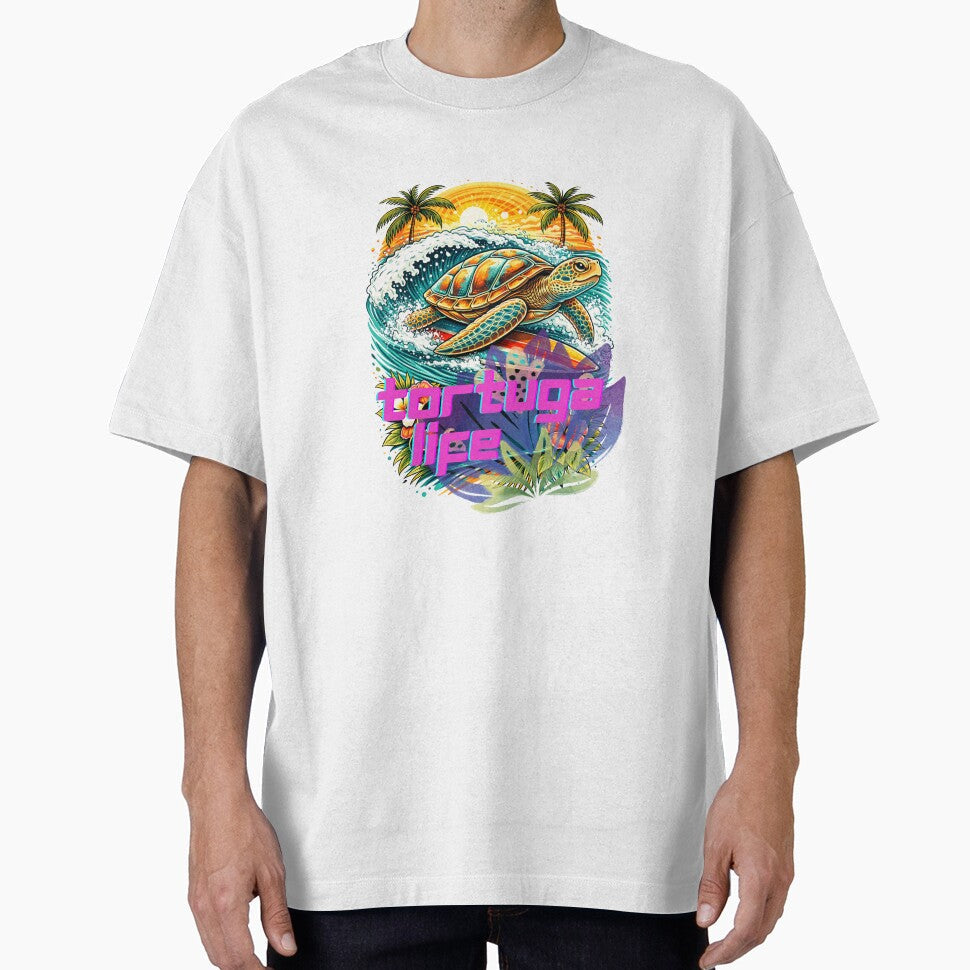 Tortuga Life by SweetySugar - Adult & Kids T-Shirts, Sweatshirts & Hoodies apparel design preview 1