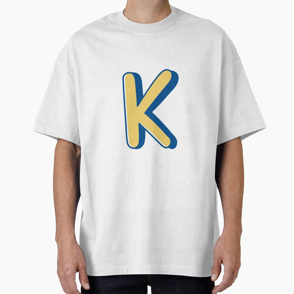 Illustration Hand Drawing Letter K T-Shirt - Graphic Print Men Women - T-Shirt, Sweatshirt, Hoodie