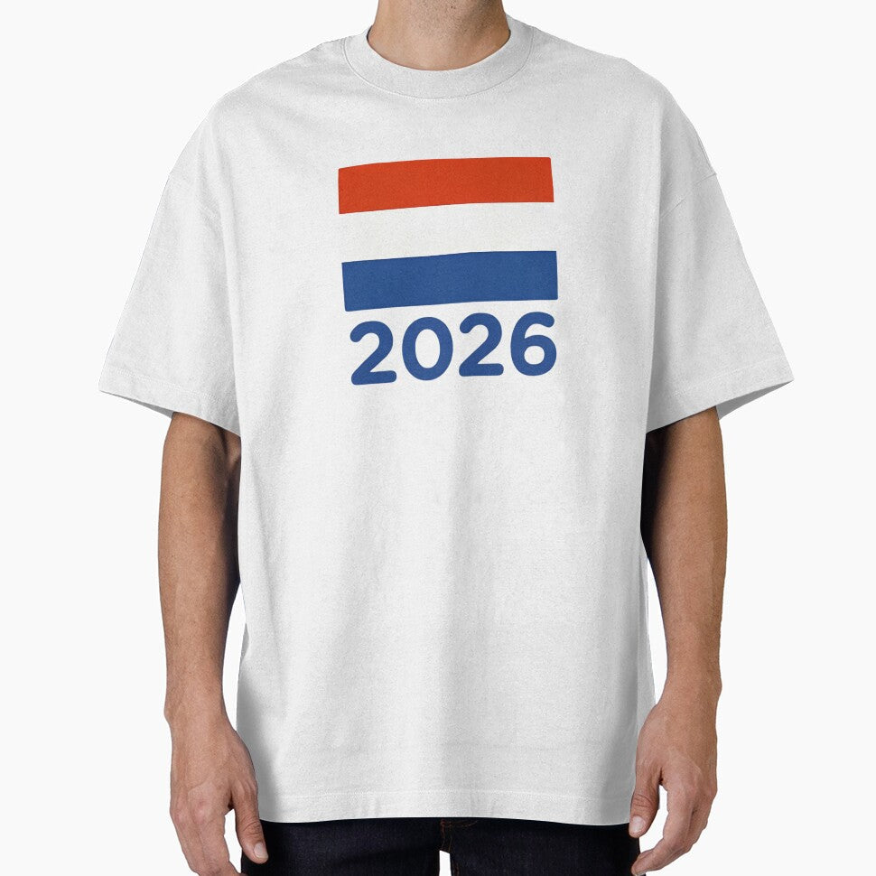 Netherlands Flag 2026 World Cup Football Fan Design - Adult & Kids T-Shirts, Sweatshirts & Hoodies apparel design preview 1