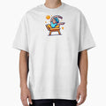 Joyful Chair Yoga Funny Gifts by BadhbhArt - Adult & Kids T-Shirts, Sweatshirts & Hoodies apparel design preview 1