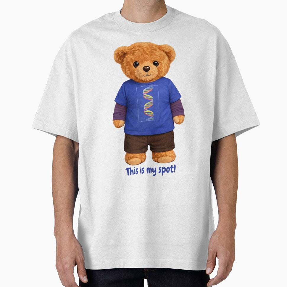 DNA Scientist Teddy Bear Cute Biology Physics Nerd - Adult & Kids T-Shirts, Sweatshirts & Hoodies apparel design preview 1