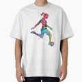 Soccer Watercolor Painting Art Gifts T-Shirt - Casual Everyday Wear Unisex - T-Shirt, Sweatshirt, Hoodie