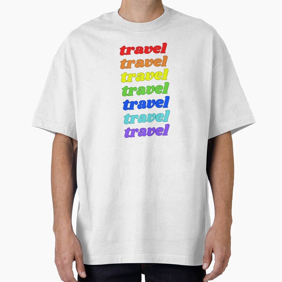 Travel Rainbow by Stepadoda - Adult & Kids T-Shirts, Sweatshirts & Hoodies apparel design preview 1