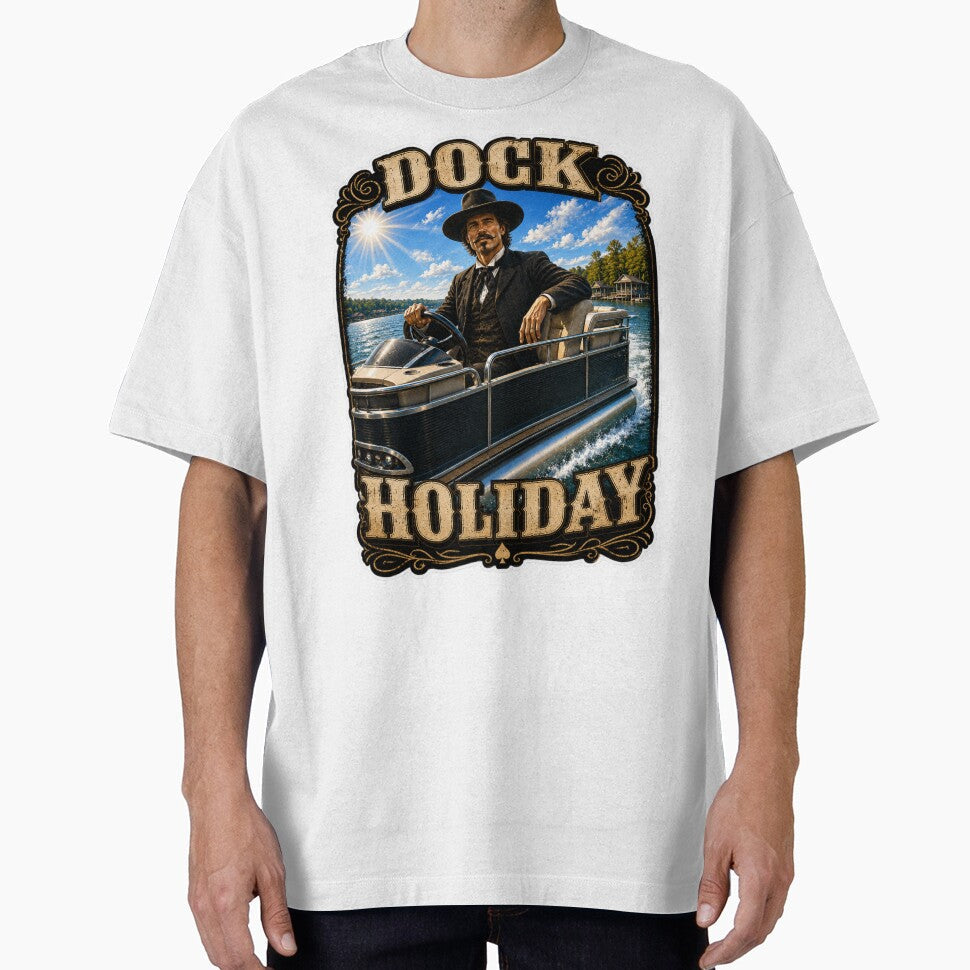 Dock Holiday by Bizarrotees - Adult & Kids T-Shirts, Sweatshirts & Hoodies apparel design preview 1