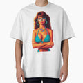 Retro Geek Hot Girl by PulpVintage - Adult & Kids T-Shirts, Sweatshirts & Hoodies apparel design preview 1