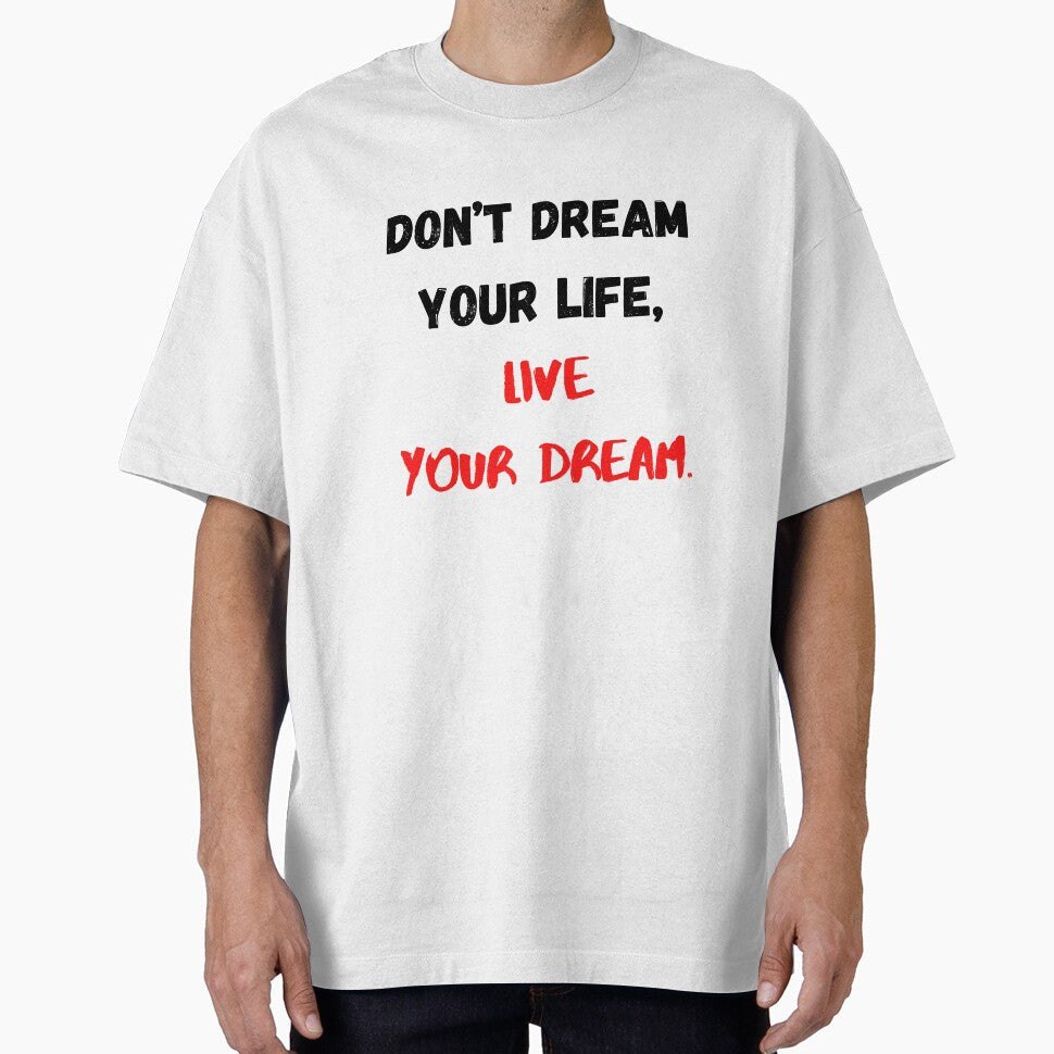 Live Your Dream, Motivational Inspirational by Salman - Adult & Kids T-Shirts, Sweatshirts & Hoodies apparel design preview 1