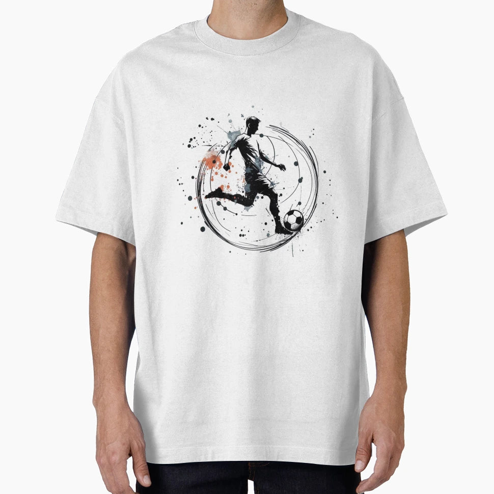 Dynamic Soccer Art T-Shirt - Trendy Graphic Unisex - T-Shirt, Sweatshirt, Hoodie