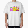 Cute Multicolor Kawaii Alien Dolls by CreativeCranium - Adult & Kids T-Shirts, Sweatshirts & Hoodies apparel design preview 1
