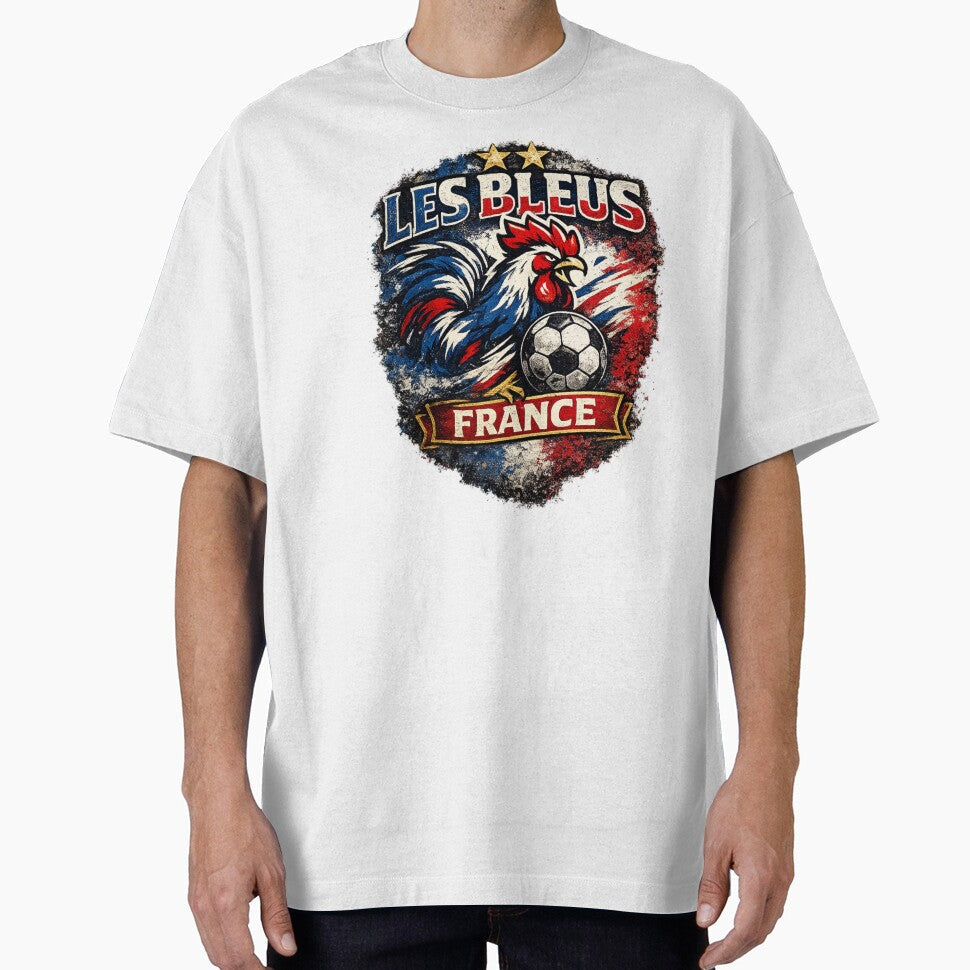 France Les Bleus Football Fan Design by EMYWAMZGLOBAL - Adult & Kids T-Shirts, Sweatshirts & Hoodies apparel design preview 1