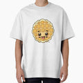 Kawaii cute waffle by R.L cases and stickers - Adult & Kids T-Shirts, Sweatshirts & Hoodies apparel design preview 1