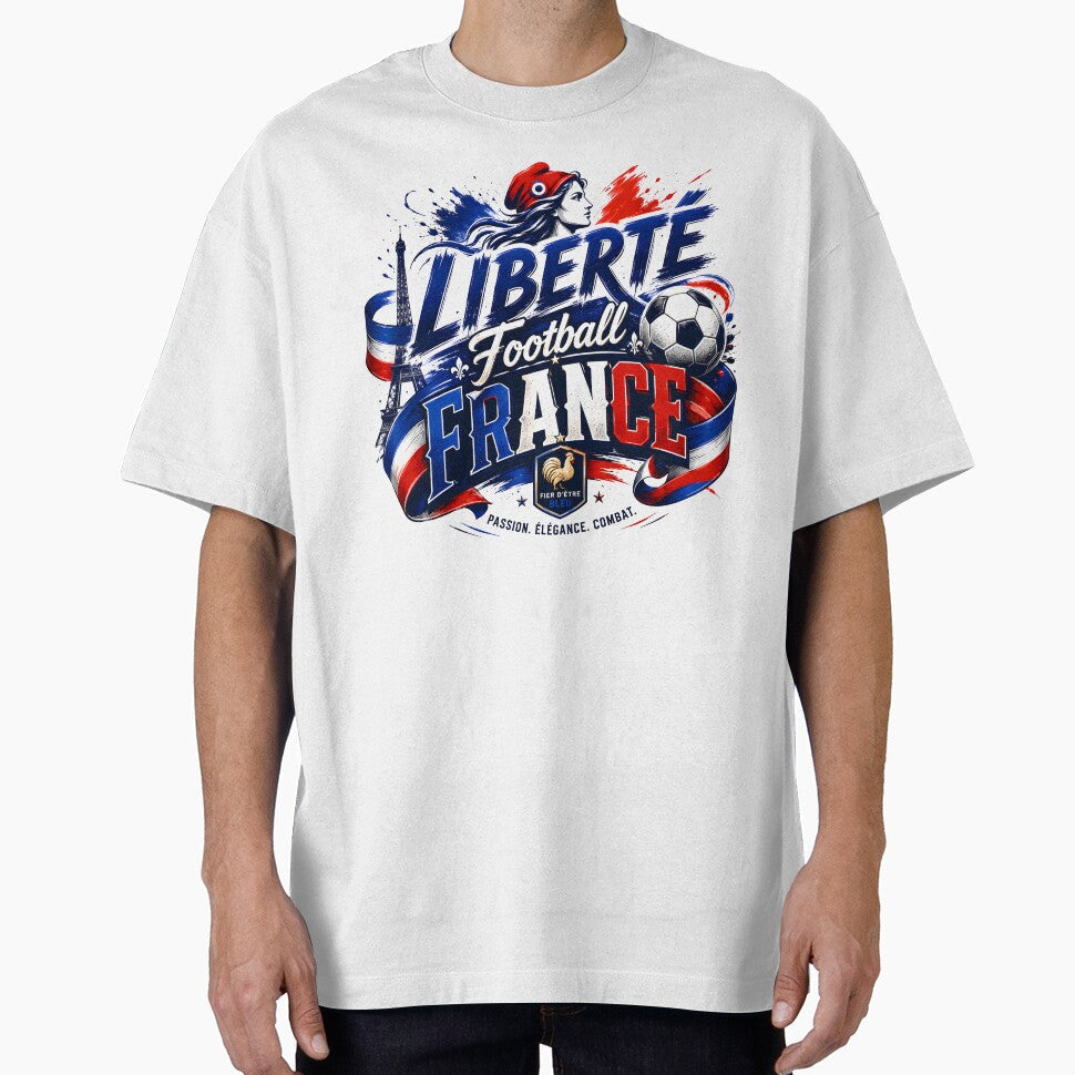 Liberte, french football, france team, - Adult & Kids T-Shirts, Sweatshirts & Hoodies apparel design preview 1