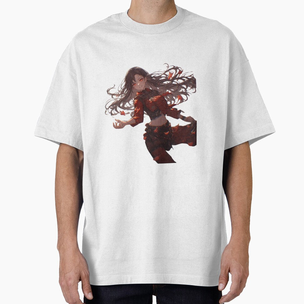 Dark fantasy anime girl art by insiya-art - Adult & Kids T-Shirts, Sweatshirts & Hoodies apparel design preview 1