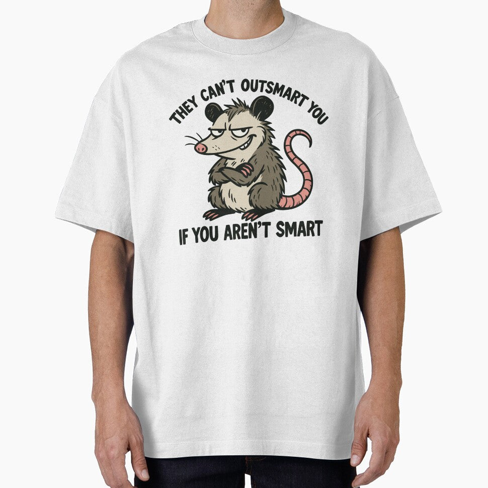 They Can't Outsmart You, If Aren't Smart by Ghost on - Adult & Kids T-Shirts, Sweatshirts & Hoodies apparel design preview 1