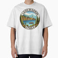 Lake Garda Italy Travel Art by clintang - Adult & Kids T-Shirts, Sweatshirts & Hoodies apparel design preview 1