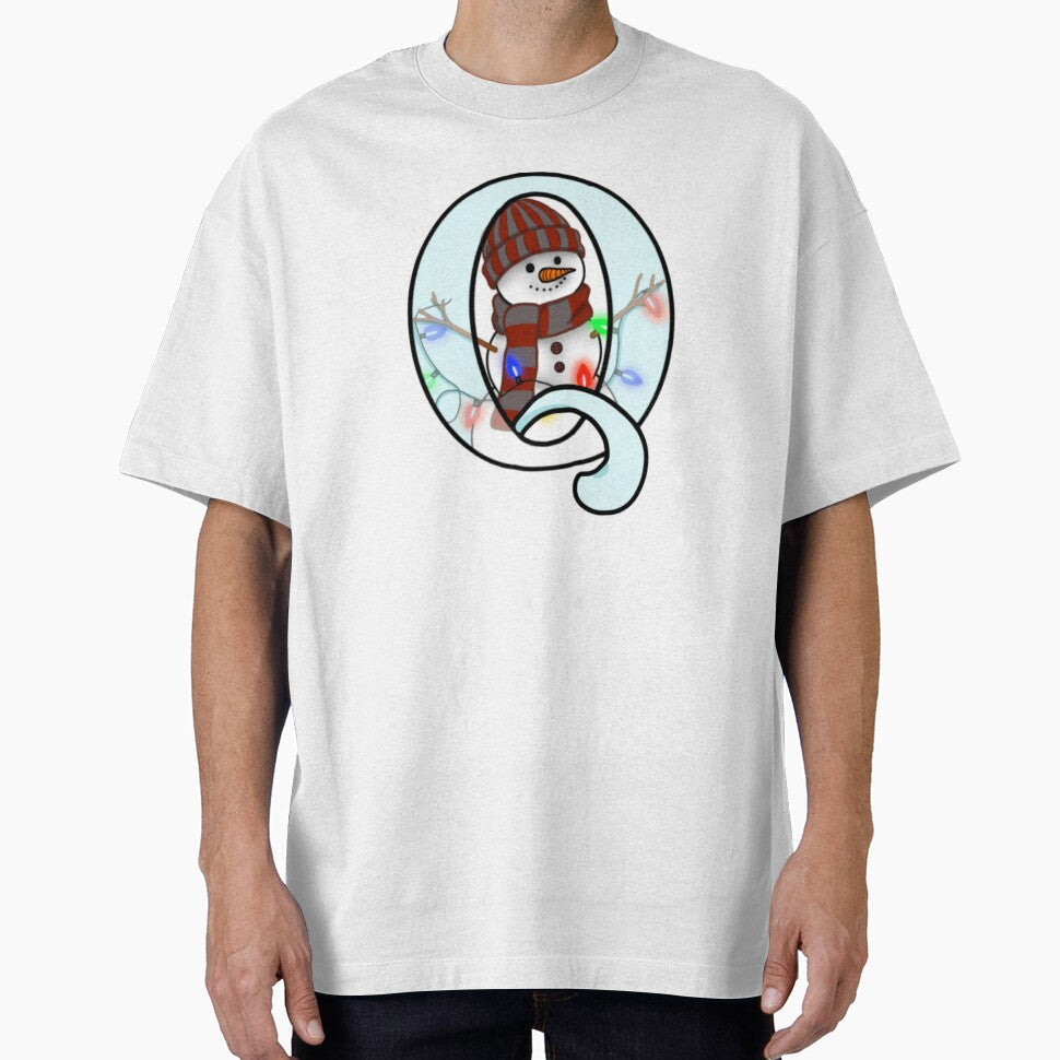 Holiday themed letter Q by Artistkhg - Adult & Kids T-Shirts, Sweatshirts & Hoodies apparel design preview 1