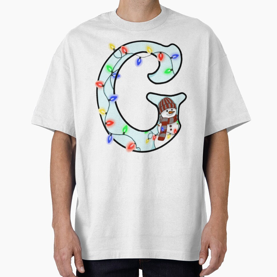 Holiday themed letter G by Artistkhg - Adult & Kids T-Shirts, Sweatshirts & Hoodies apparel design preview 1
