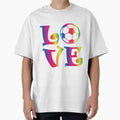 Love Soccer T-Shirt - Minimalist Print Unisex - T-Shirt, Sweatshirt, Hoodie