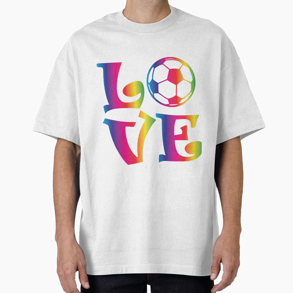 Love Soccer T-Shirt - Minimalist Print Unisex - T-Shirt, Sweatshirt, Hoodie