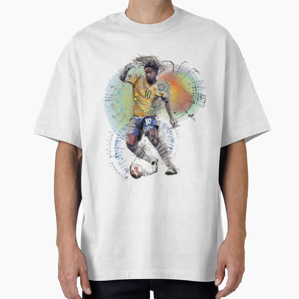 Football Playmaker Ronaldin T-Shirt - Custom Art Print for Adults - T-Shirt, Sweatshirt, Hoodie