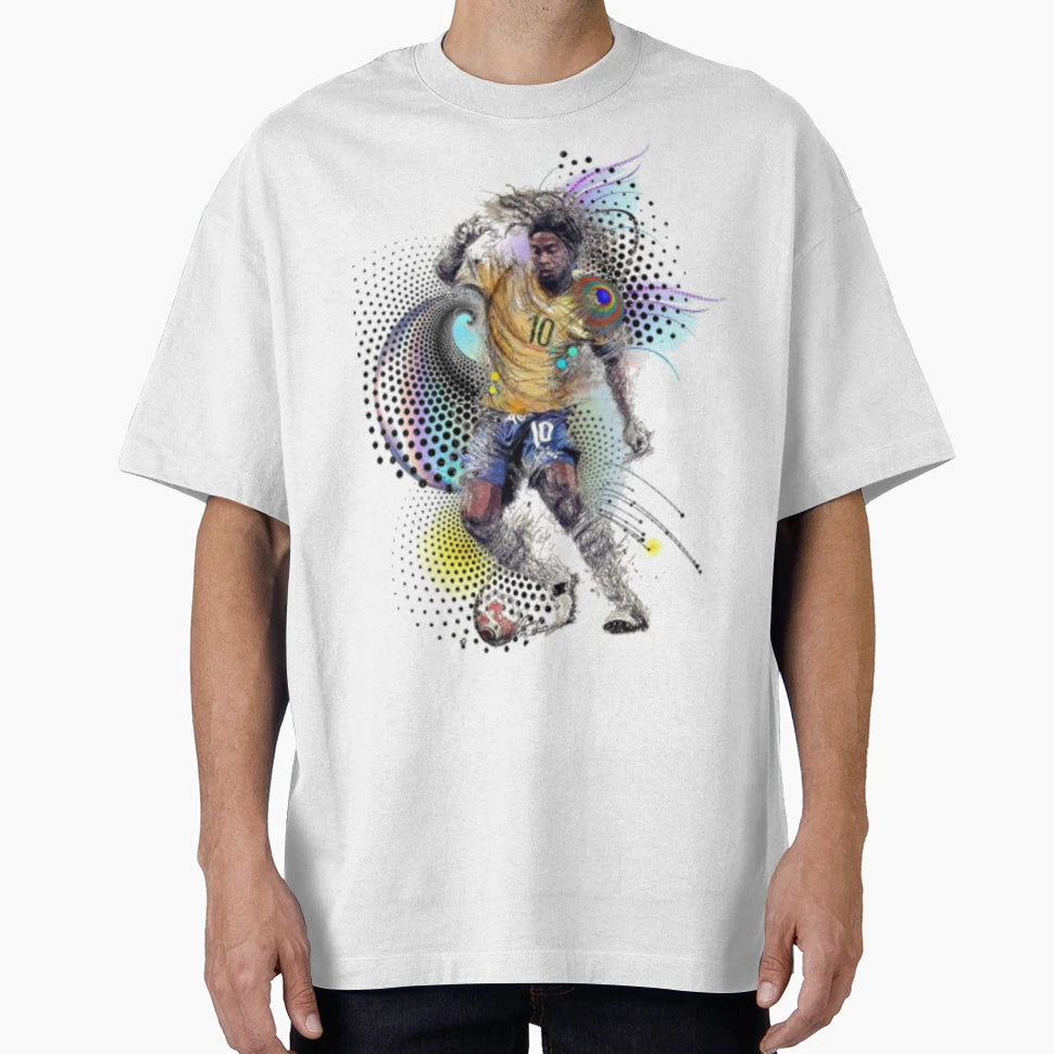 Football Player Ronaldinho T-Shirt - Casual Everyday Wear Men Women - T-Shirt, Sweatshirt, Hoodie