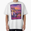 Singapore Travel Poster by MatthewHeights - Adult & Kids T-Shirts, Sweatshirts & Hoodies apparel design preview 1