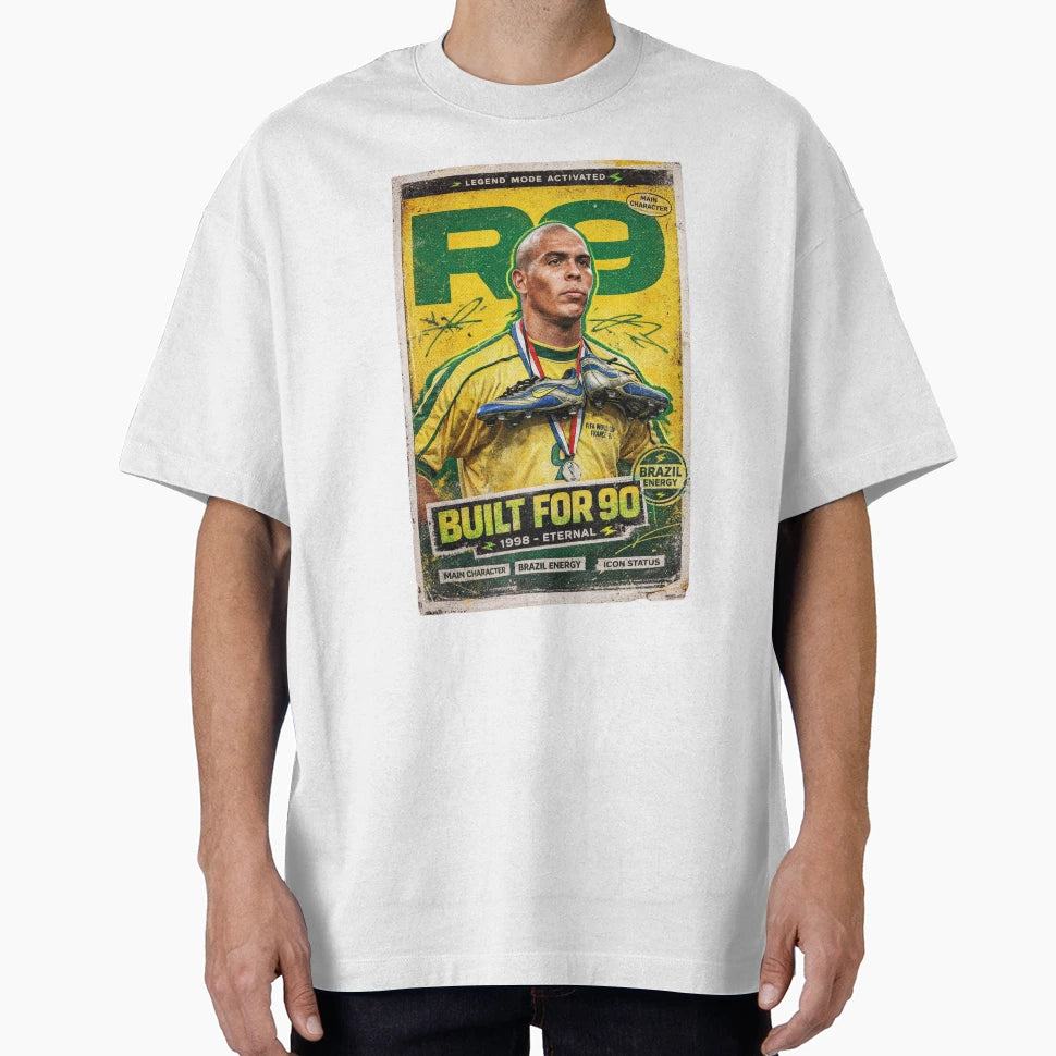 Brazilian Legend Striker Built 90 T-Shirt - Graphic Print Unisex - T-Shirt, Sweatshirt, Hoodie