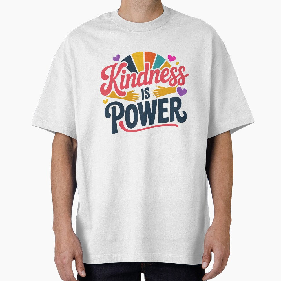 Kindness is power by nimmitrends - Adult & Kids T-Shirts, Sweatshirts & Hoodies apparel design preview 1