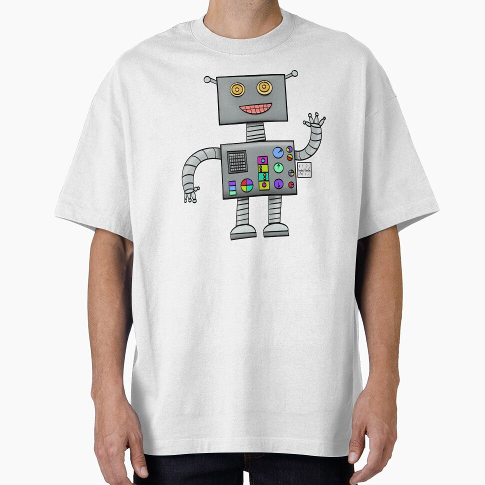 Rob the robot by Angela's Doodles - Adult & Kids T-Shirts, Sweatshirts & Hoodies apparel design preview 1