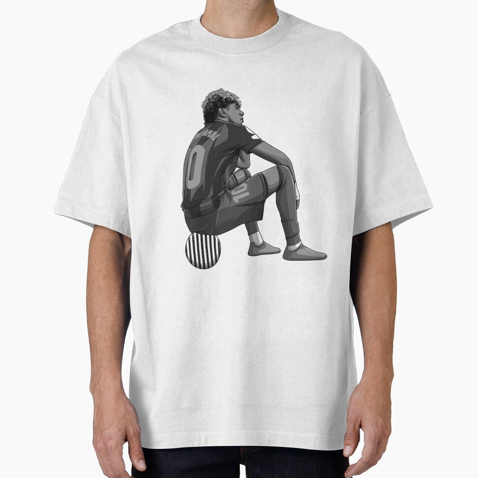 Lamine Yamal Black and White Version by Aldduardo - Adult & Kids T-Shirts, Sweatshirts & Hoodies apparel design preview 1