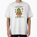 Cute Frog on Mushroom Funny Adulting Quote Retro - Adult & Kids T-Shirts, Sweatshirts & Hoodies apparel design preview 1