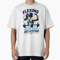 Felxing More Than Just Attitude Female Fitness by - Adult & Kids T-Shirts, Sweatshirts & Hoodies apparel design preview 1