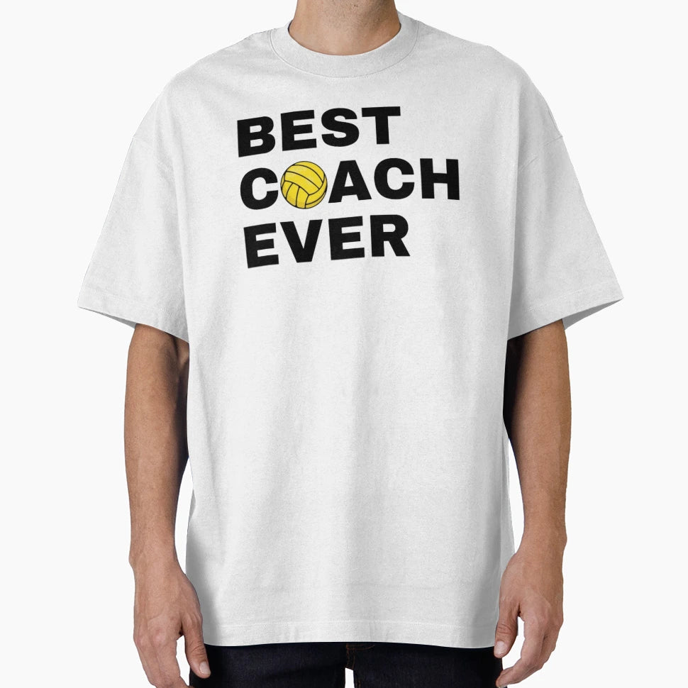 Best Coach Ever Beach Water Polo Black T-Shirt - Minimalist Print Unisex - T-Shirt, Sweatshirt, Hoodie