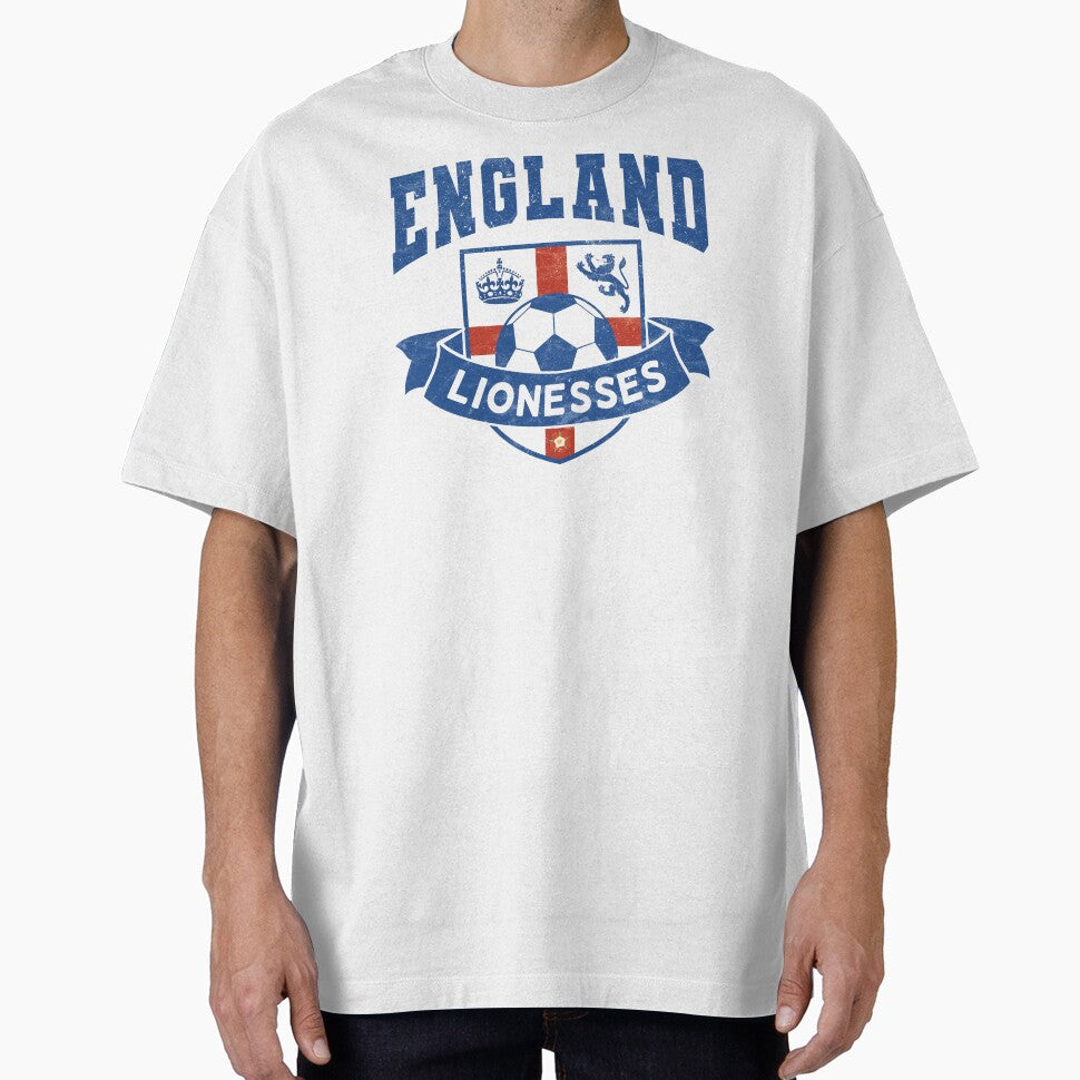 England Lionesses Football Badge (#04) by Numero14 - Adult & Kids T-Shirts, Sweatshirts & Hoodies apparel design preview 1