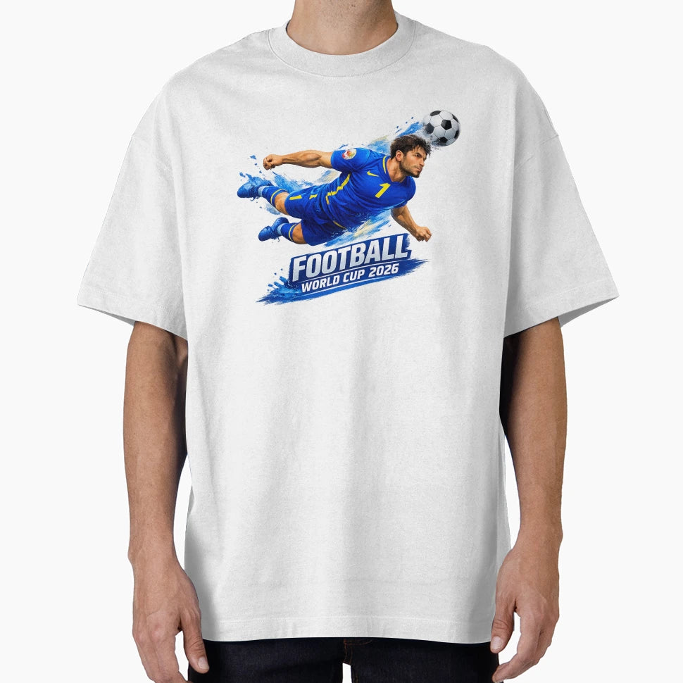 2026 World Cup Dynamic Footballer T-Shirt - Aesthetic Graphic for Adults - T-Shirt, Sweatshirt, Hoodie