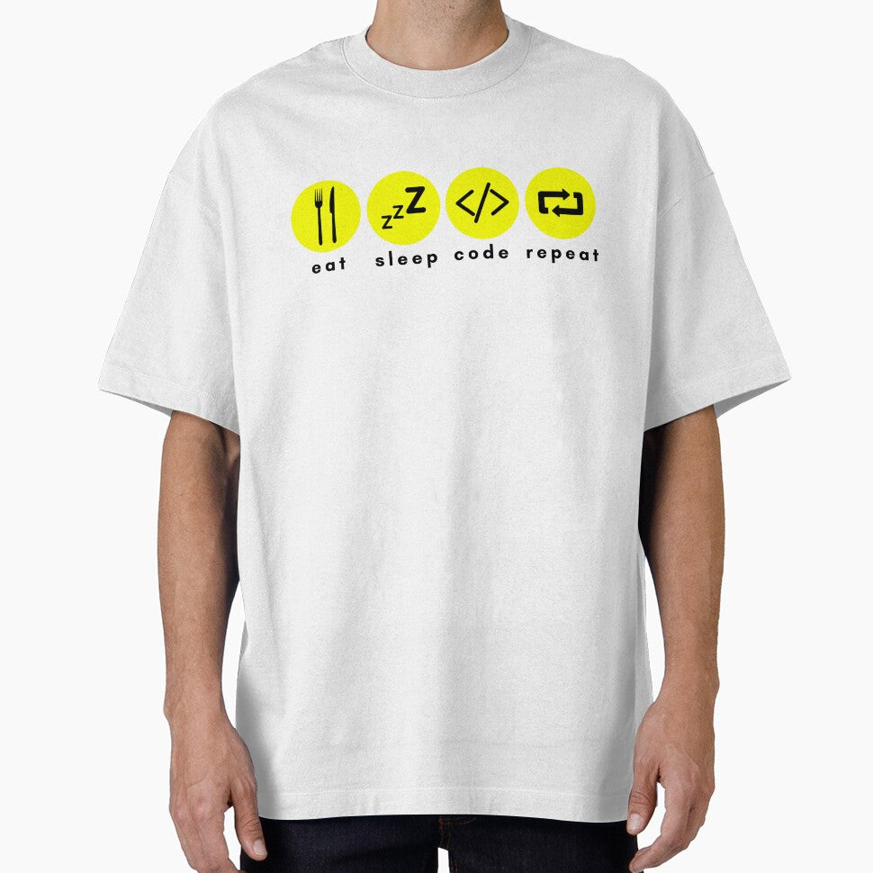 Eat Sleep Code Repeat!, Love Coding.V2 by - Adult & Kids T-Shirts, Sweatshirts & Hoodies apparel design preview 1