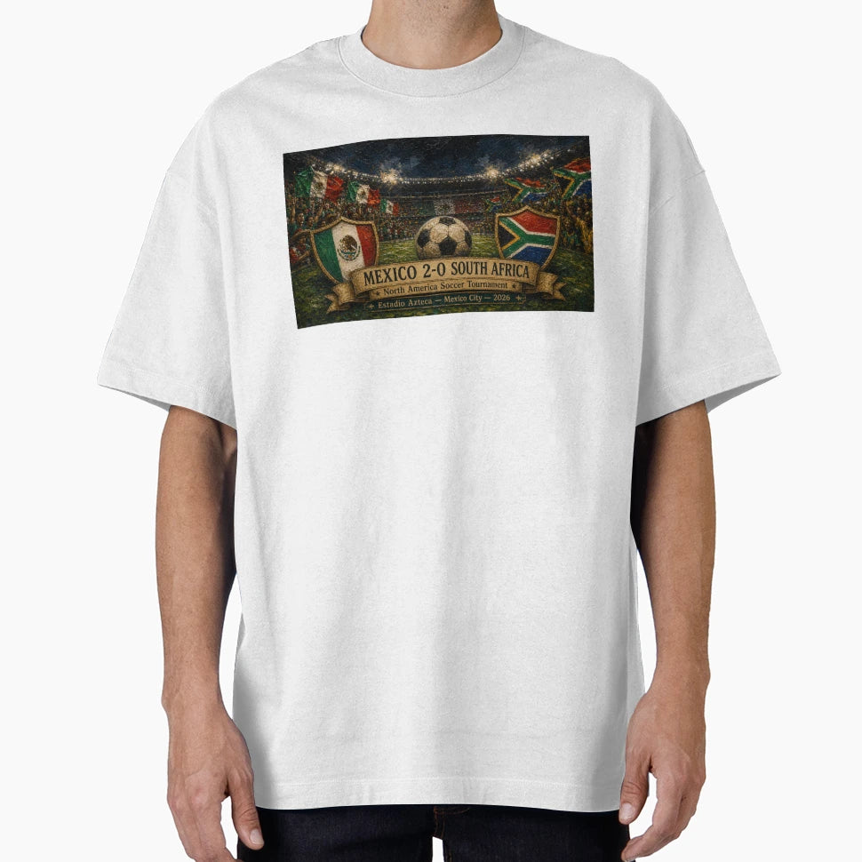 Elegant Mexico Triumphs Over South T-Shirt - Custom Art Print for Adults - T-Shirt, Sweatshirt, Hoodie