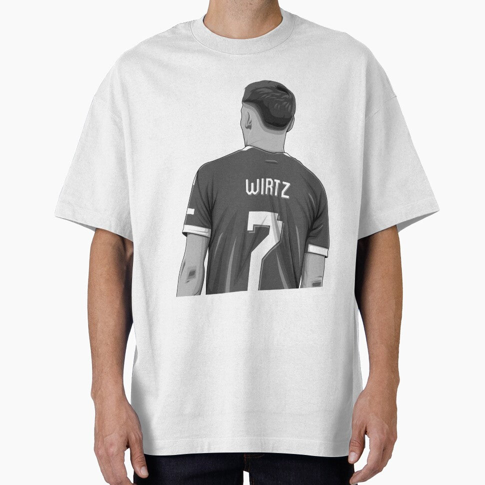 Florian Wirtz Black and White Version by Aldduardo - Adult & Kids T-Shirts, Sweatshirts & Hoodies apparel design preview 1