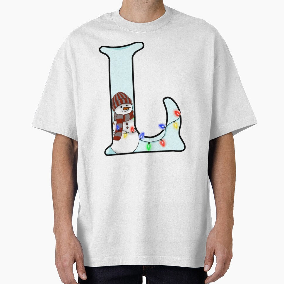 Holiday themed letter L by Artistkhg - Adult & Kids T-Shirts, Sweatshirts & Hoodies apparel design preview 1