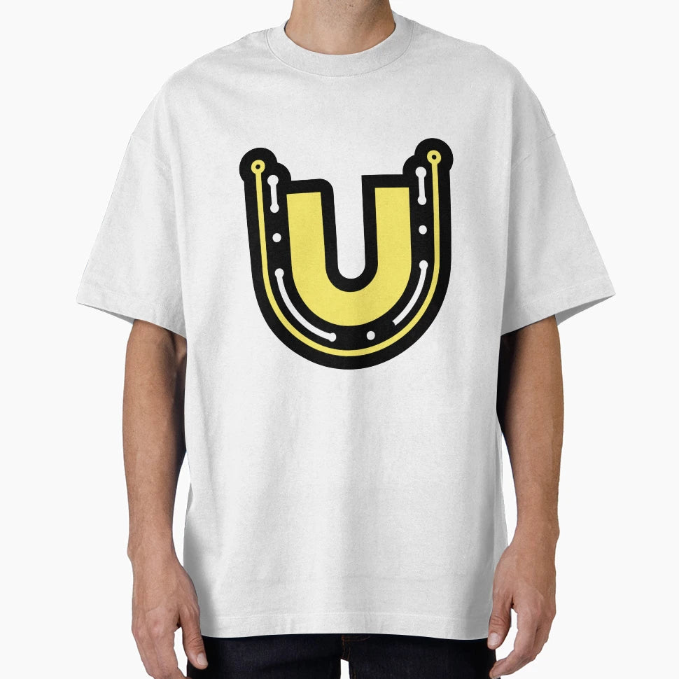 Illustration Letter U Esports Shield T-Shirt - Casual Everyday Wear Unisex - T-Shirt, Sweatshirt, Hoodie
