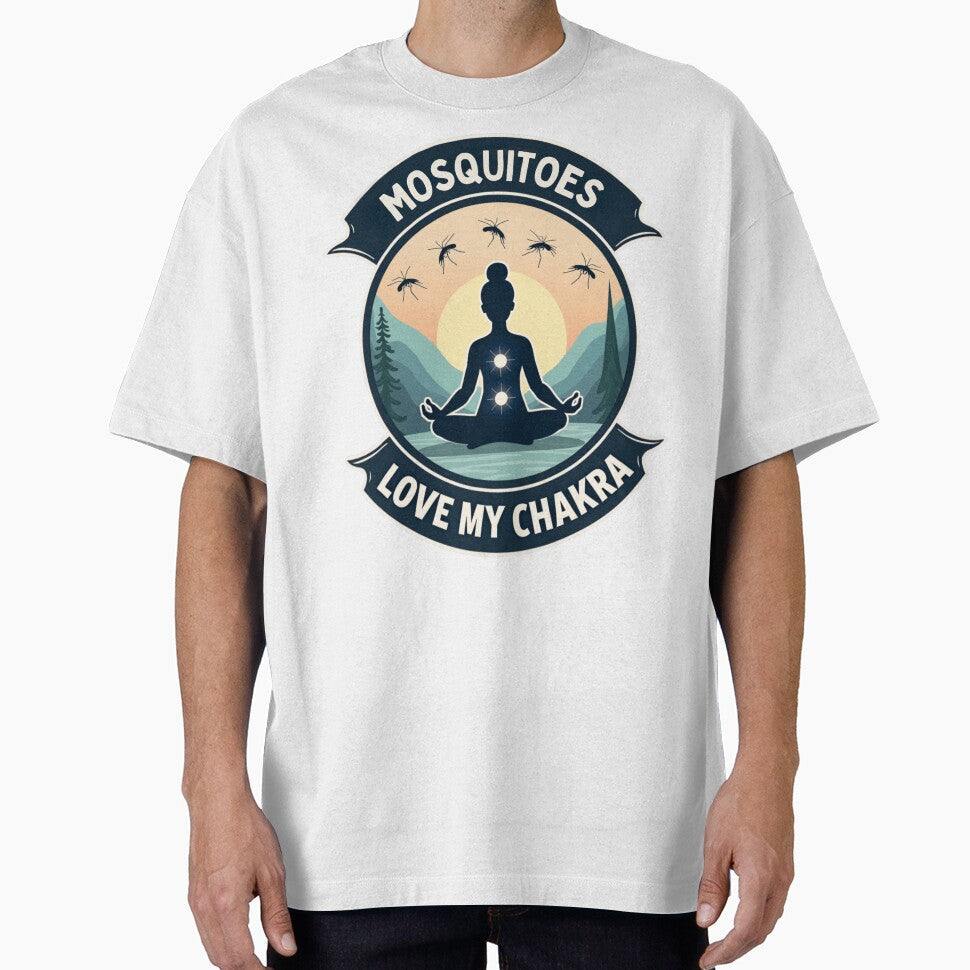 Mosquitoes Love My Chakra by PerkzPrints - Adult & Kids T-Shirts, Sweatshirts & Hoodies apparel design preview 1