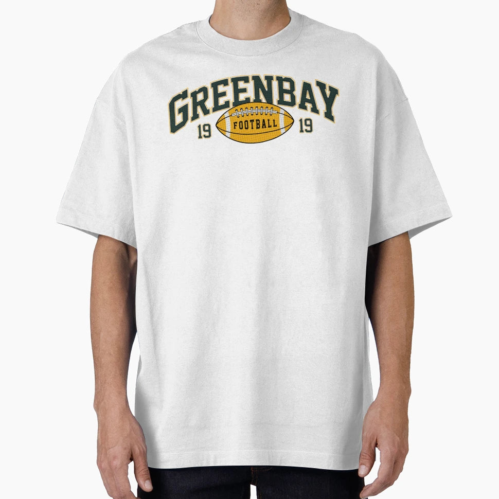 Green Bay Football Varsity T-Shirt - Casual Everyday Wear Unisex - T-Shirt, Sweatshirt, Hoodie