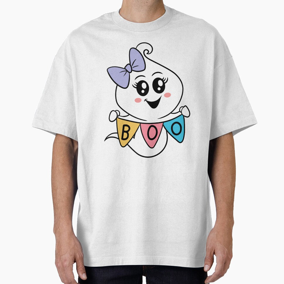 Kawaii ghost by Raymi03 - Adult & Kids T-Shirts, Sweatshirts & Hoodies apparel design preview 1