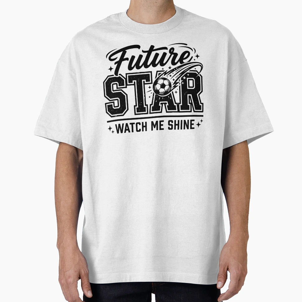 Future Soccer Star T-Shirt - Custom Art Print Unisex - T-Shirt, Sweatshirt, Hoodie