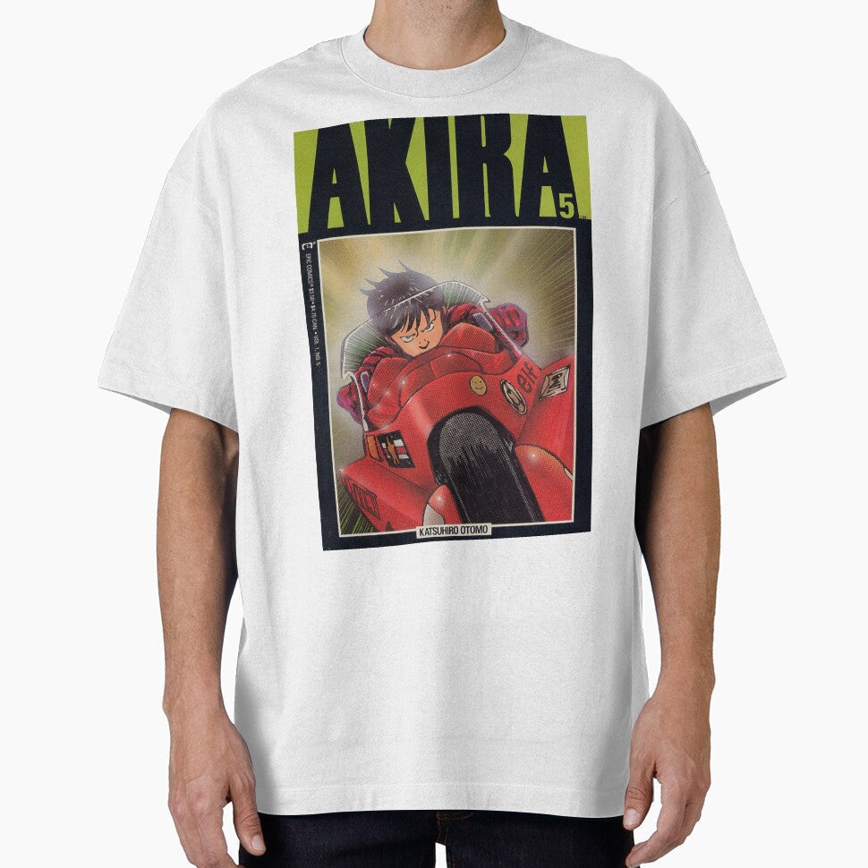 Akira Manga Issue 5 by dvmedigital - Adult & Kids T-Shirts, Sweatshirts & Hoodies apparel design preview 1