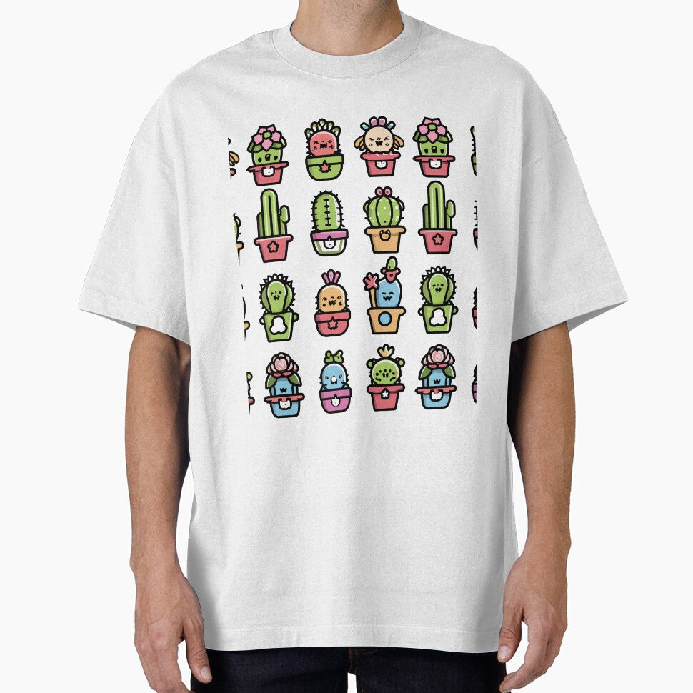 Kawaii flower pots by DunuStore - Adult & Kids T-Shirts, Sweatshirts & Hoodies apparel design preview 1