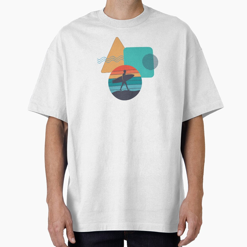 Cool surfing logo by Sleek Sketch Studio - Adult & Kids T-Shirts, Sweatshirts & Hoodies apparel design preview 1