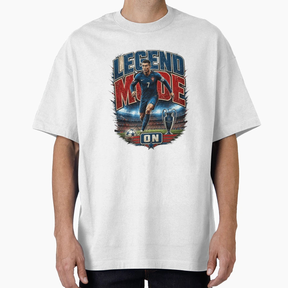 Legend Mode Soccer Champion Football T-Shirt - Trendy Graphic Unisex - T-Shirt, Sweatshirt, Hoodie