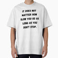 Don't Stop, Motivational Inspirational by Salman Hino - Adult & Kids T-Shirts, Sweatshirts & Hoodies apparel design preview 1