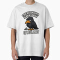 Grumpy Cartoon Crow Funny Screw Loose Sarcasm Design - Adult & Kids T-Shirts, Sweatshirts & Hoodies apparel design preview 1