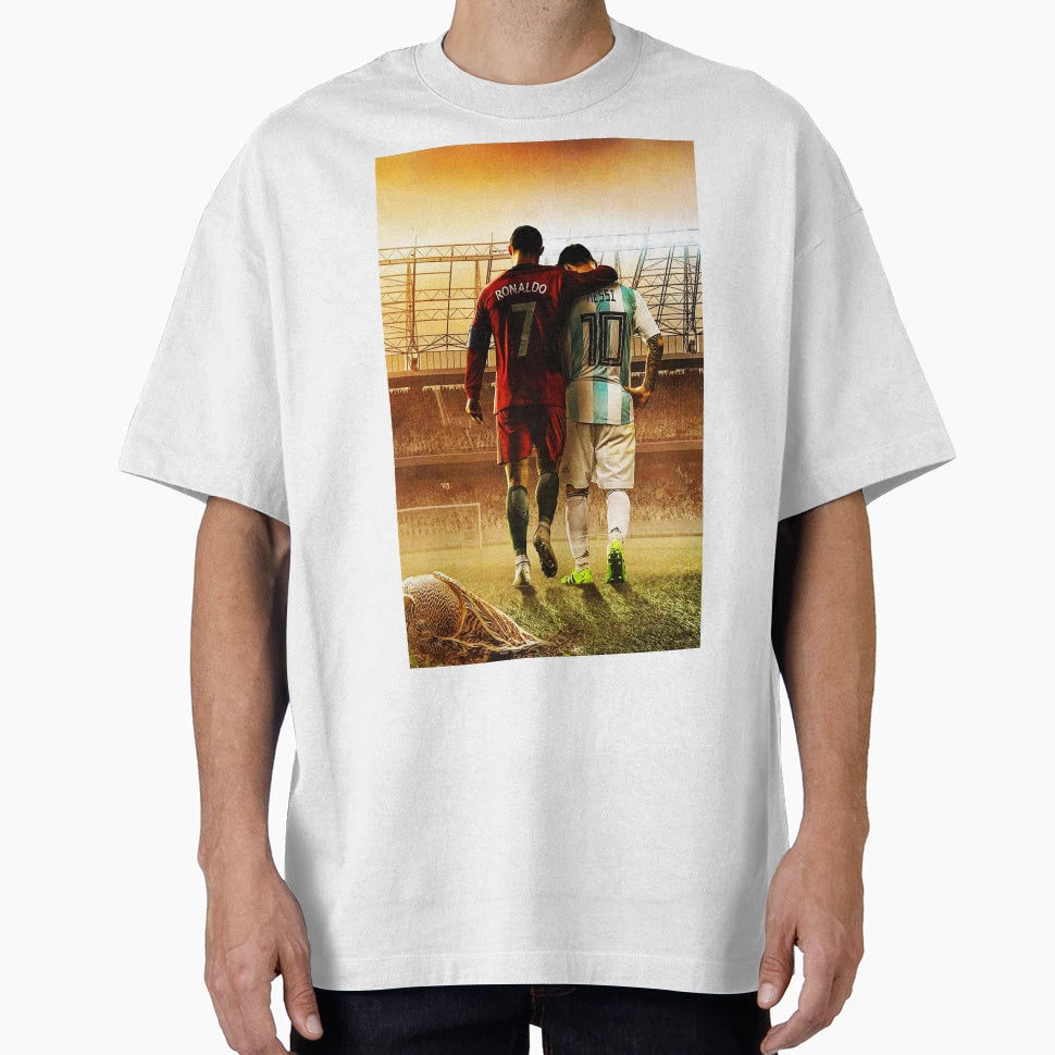 Christian And Messi T-Shirt - Novelty Apparel Unisex - T-Shirt, Sweatshirt, Hoodie